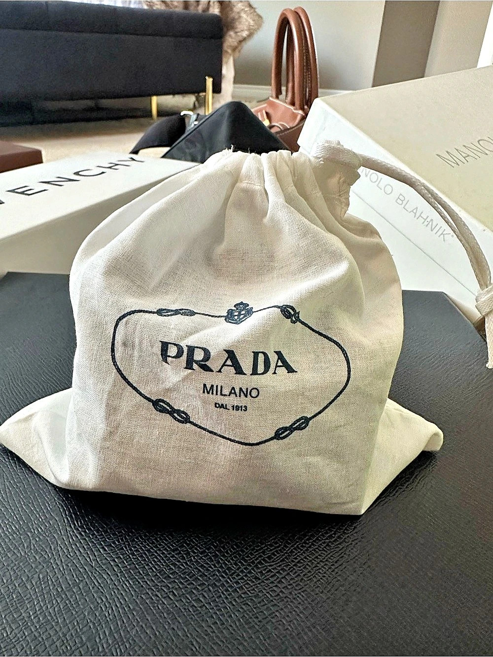 Prada Re-Nylon Drawstring Pouch *Authentic* - Picture 6 of 6